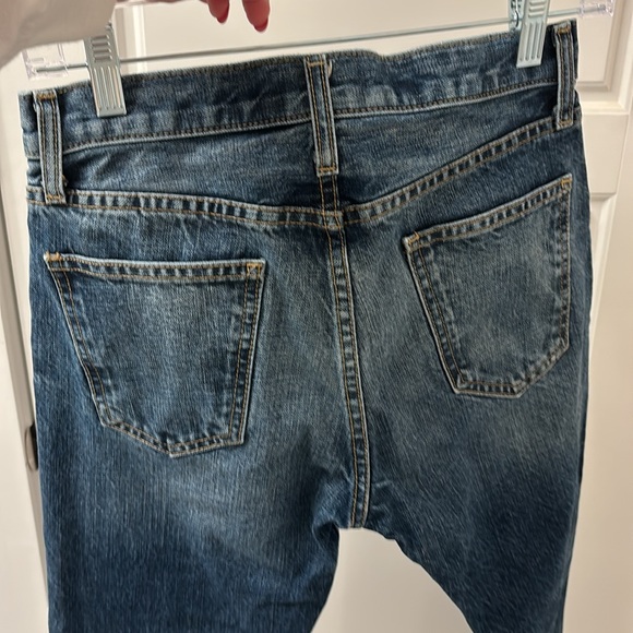 Anthropologie Current/Elliott The Selvedge Taper Hemet Cuffed Denim Jeans - Picture 4 of 8